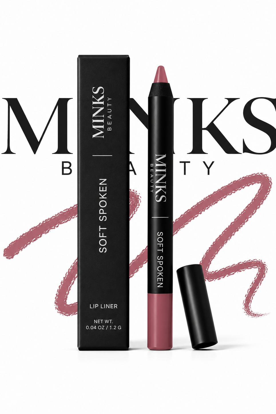 Soft Spoken Lip Liner – Rosy Nude