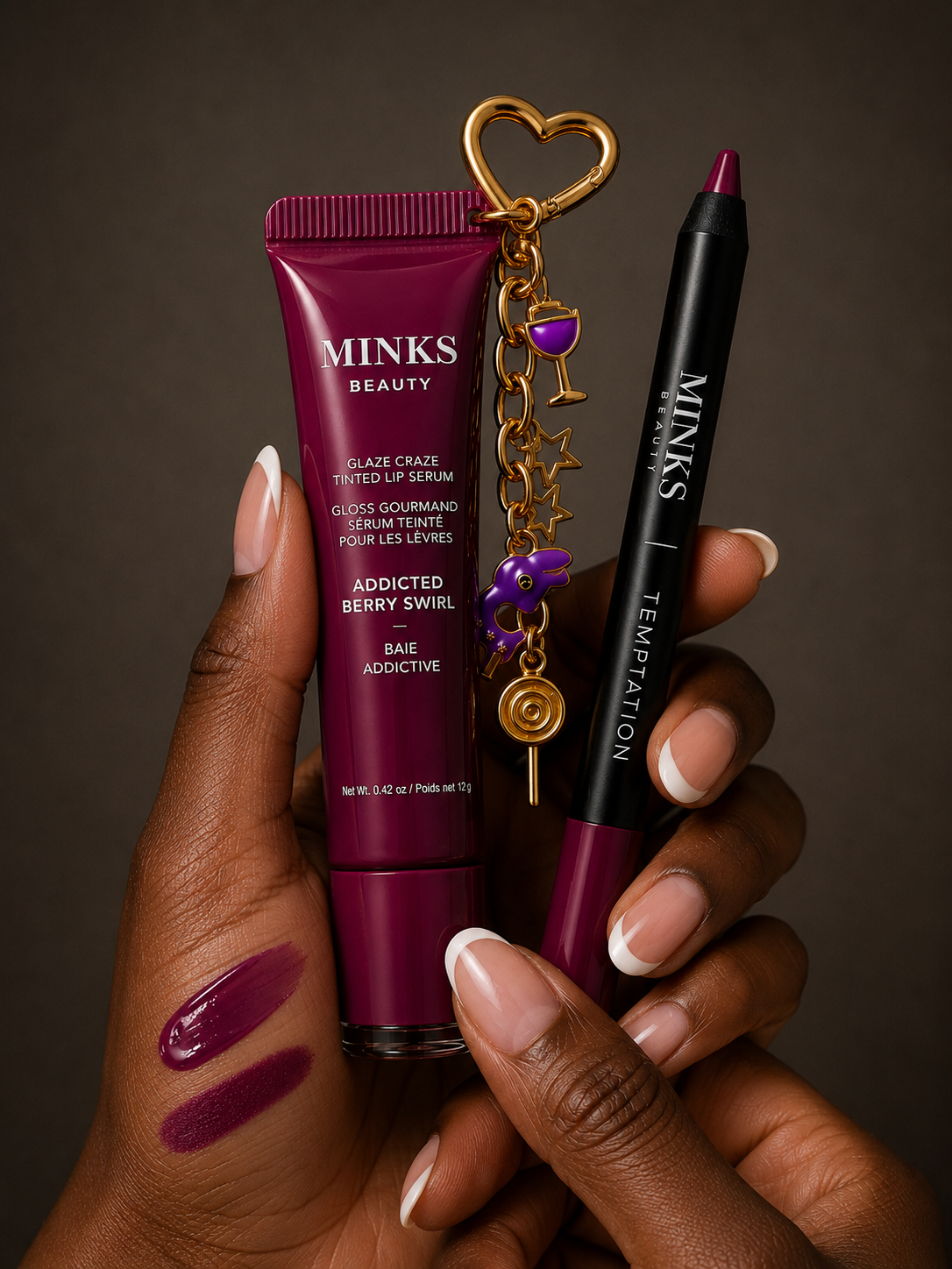 Addicted Berry Swirl Gloss – Deep Plum