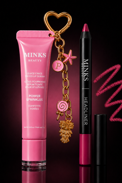 Power Sprinkles Lip Gloss – Strawberry Pink