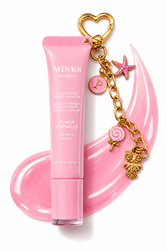 Power Sprinkles Lip Gloss – Strawberry Pink