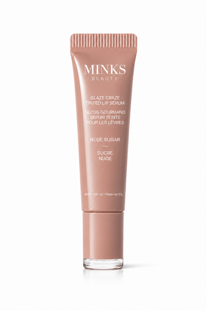 Nude Sugar Tinted Lip Gloss –Warm  Brown