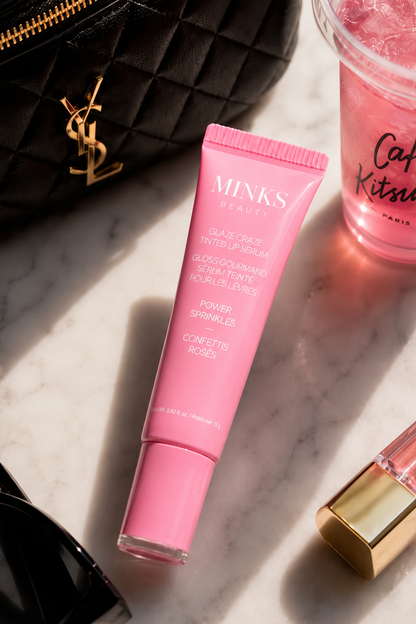 Power Sprinkles Lip Gloss – Strawberry Pink