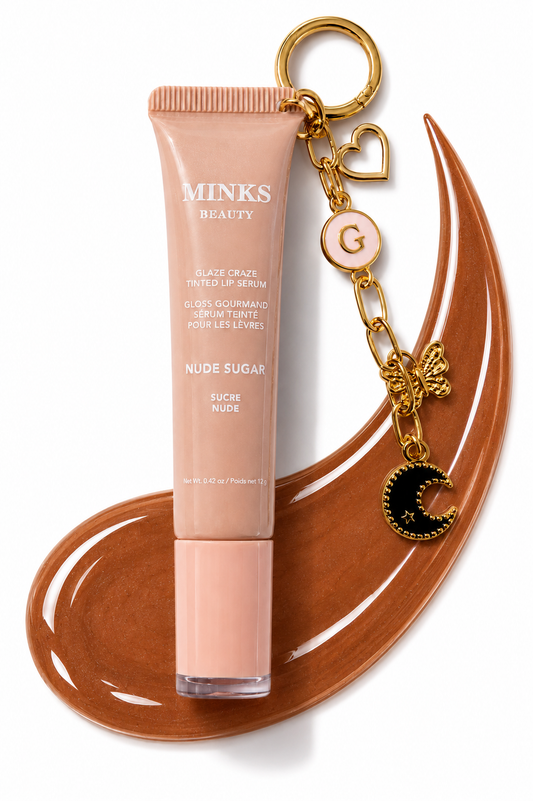 Nude Sugar Tinted Lip Gloss –Warm  Brown